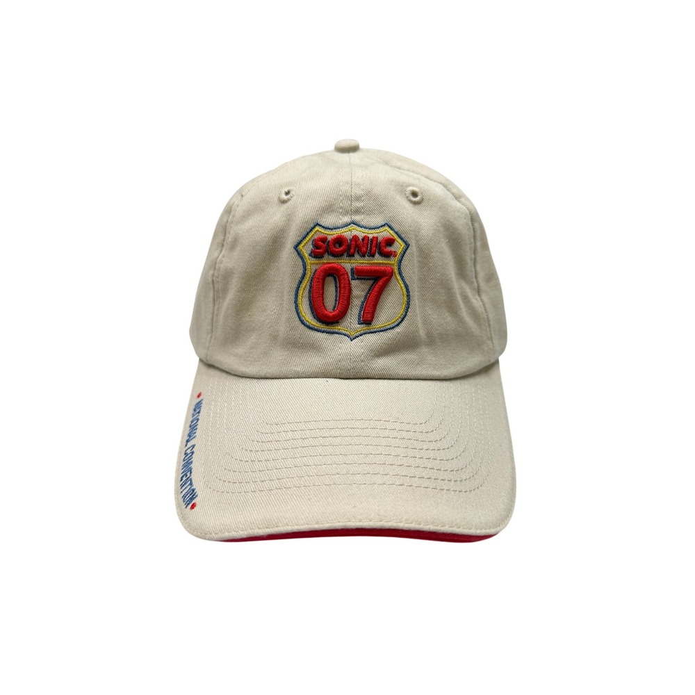 Sonic Drive-In Hat Mens Tan 2007 Oklahoma City Homecoming Convention OSFA